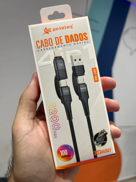 Cabo de dados adaptavel tipo C / ligthining