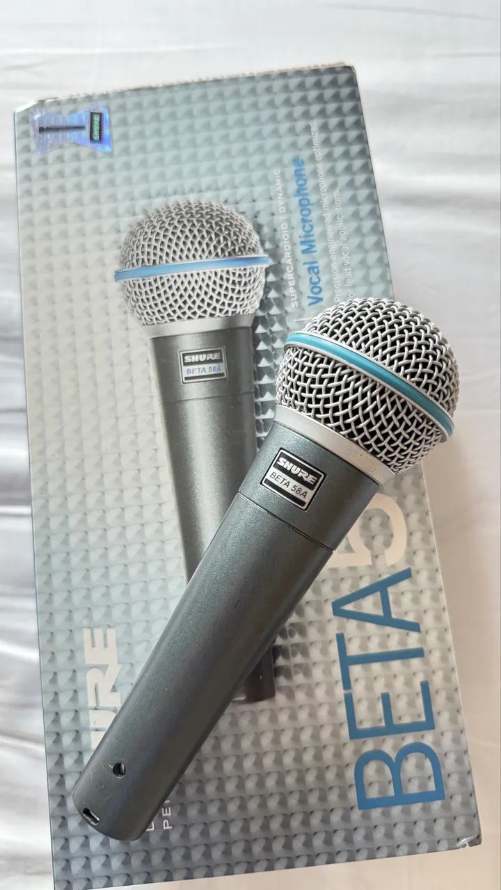 microfone dinâmico shure beta 58a supercardióide - Foto 2
