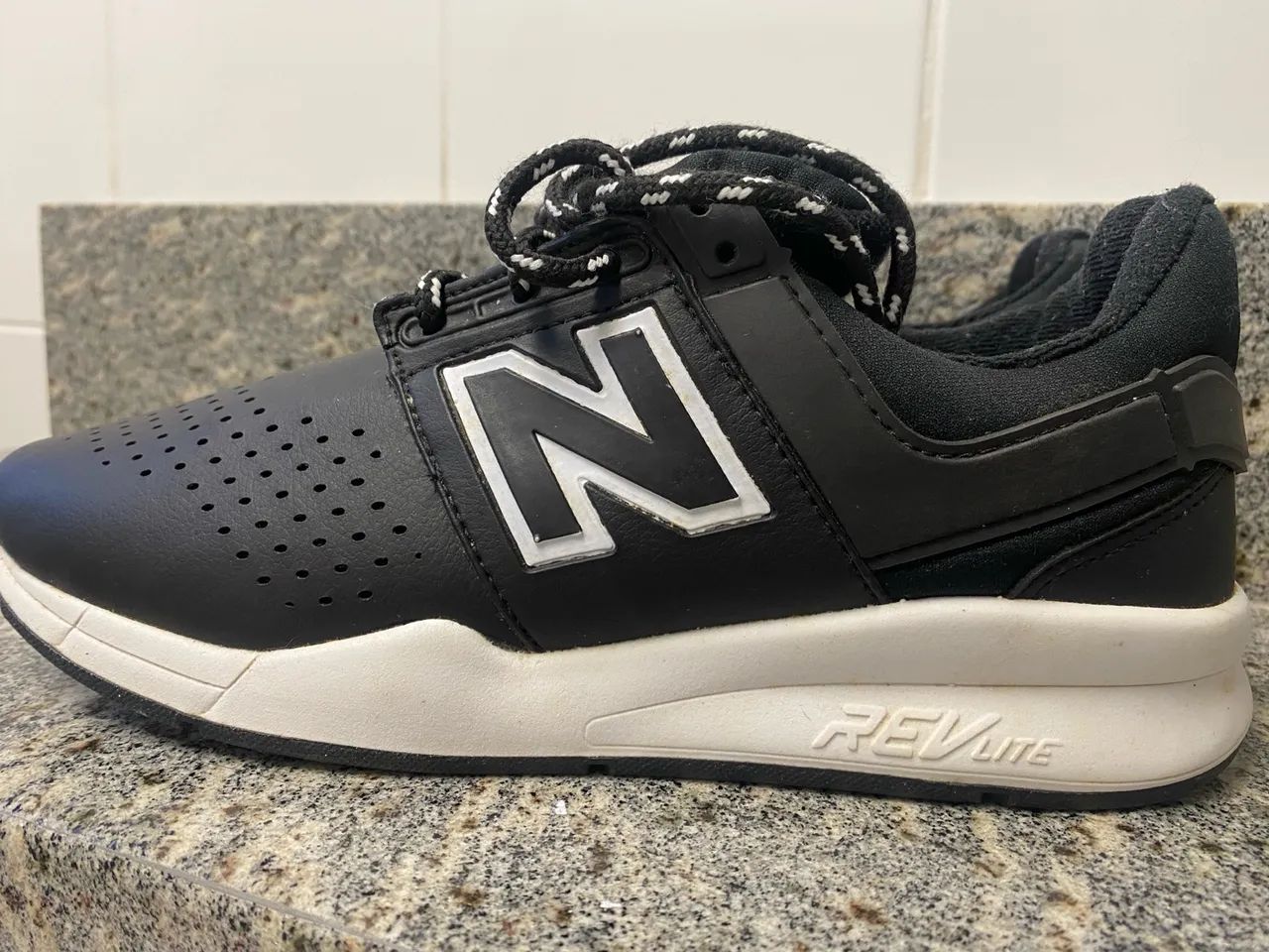 Balance 247 Tenis Nb Preto Sneakers New Balance 247 Preto E Branco
