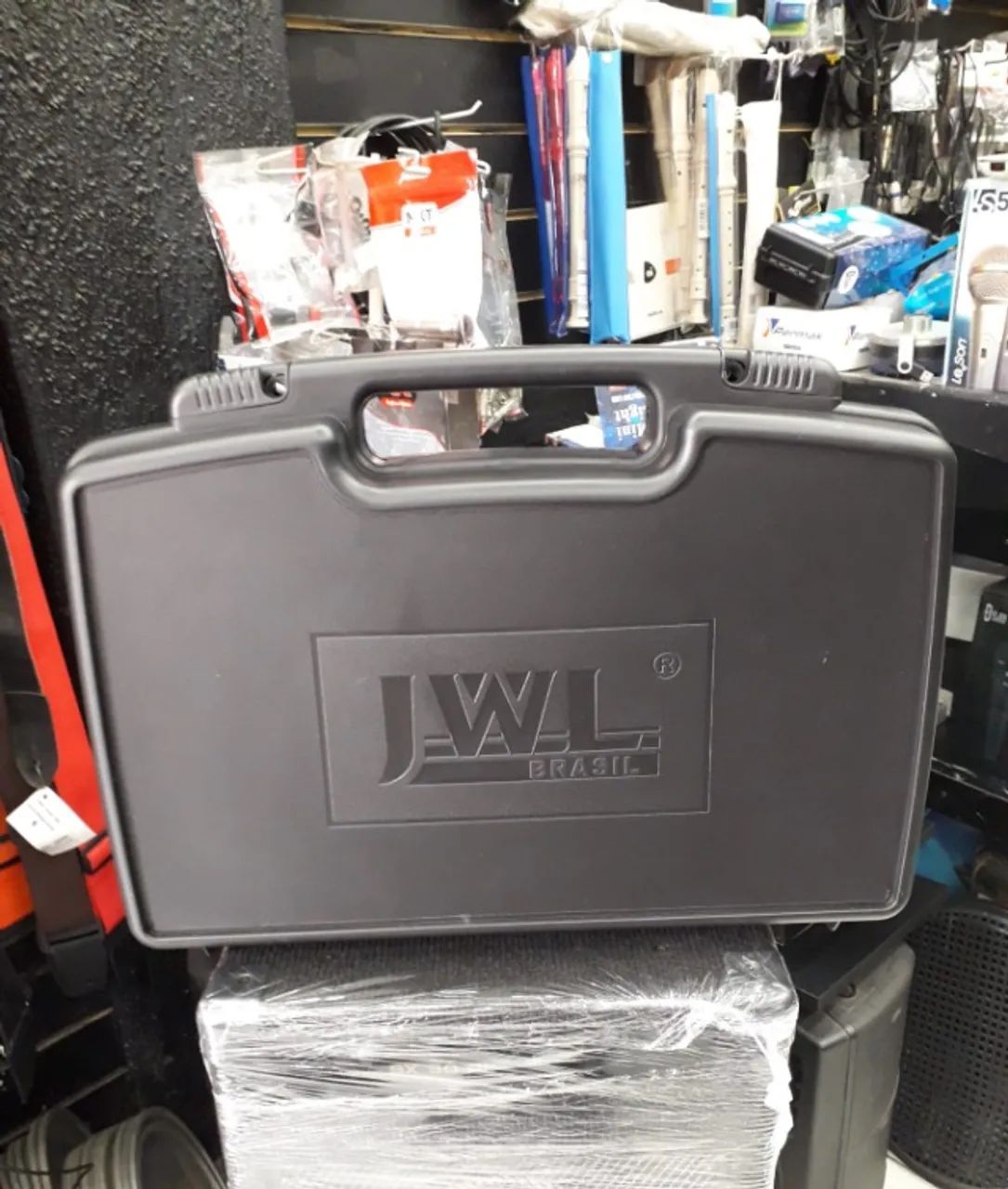 Microfone Duplo Sem Fio Profissional Jwl U-585 Dinâmico - Foto 3