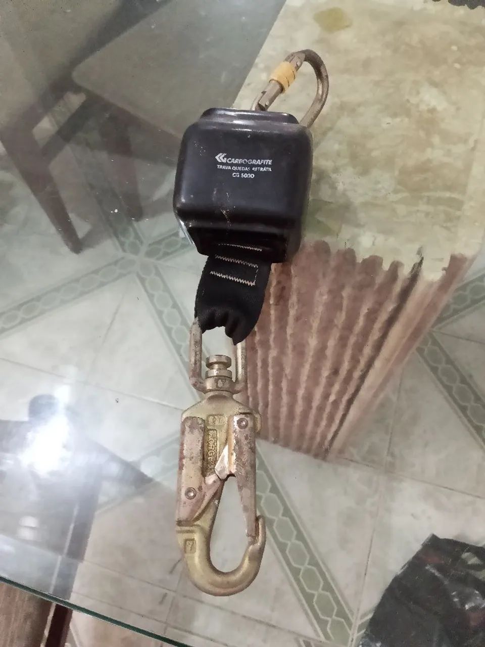 Trava quedas retrátil EPI 