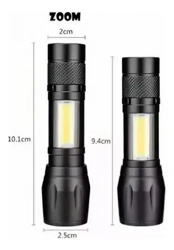 Mini Lanterna Tatica Recarregavel Usb Lehmox - Foto 5