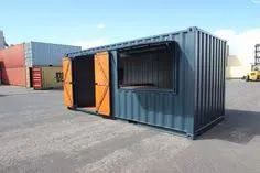 Container marítimo adaptado para comércio