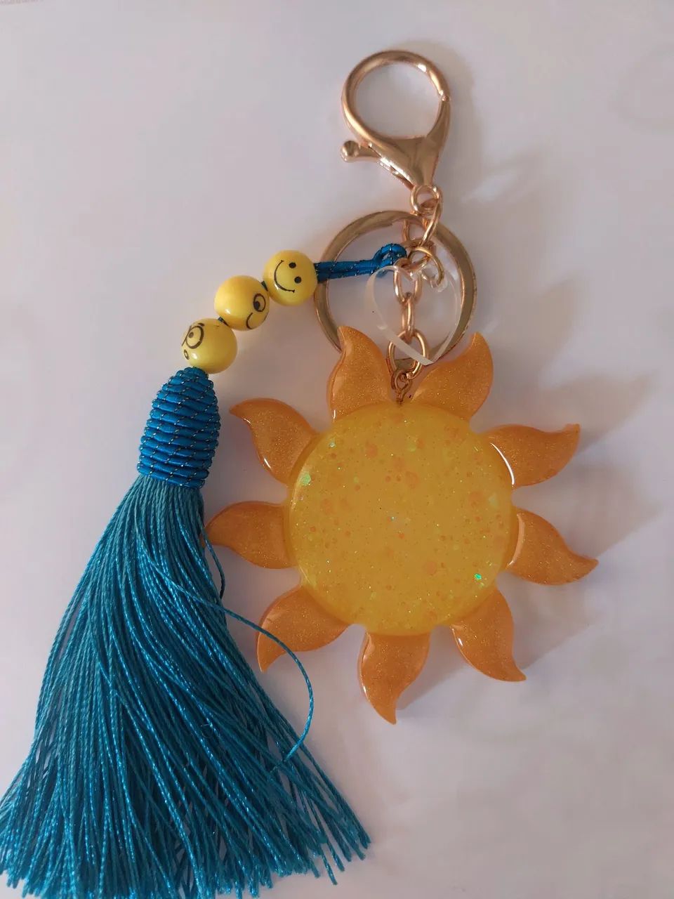 CHAVEIRO SOL , chaveiro em resina em forma de sol - Foto 3