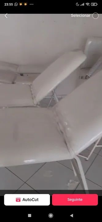 Maca p estética, cadeira de cabeleireiro e cadeiras p mesa de jantar ou p onde vc quiser - Foto 2