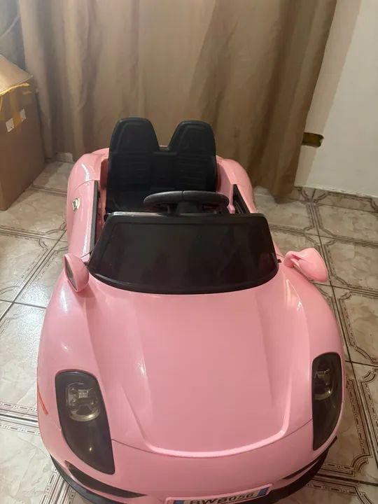 Mini Carro Elétrico Infantil Importway Bw007  Cor Rosa Voltagem do carregador 110V/220V - Foto 3