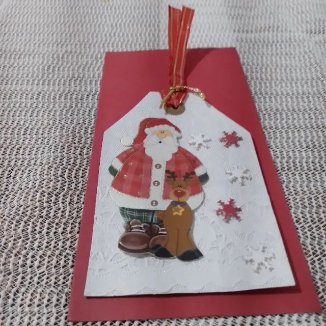 Cartões formato de Tag/Etiquetas vários temas com envelopes - Foto 6