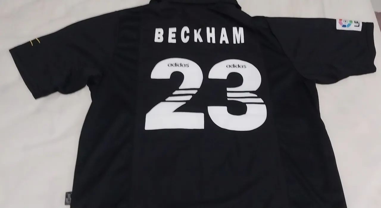Camisa Real Madrid Adidas 2002 Centenário Beckham - Foto 2