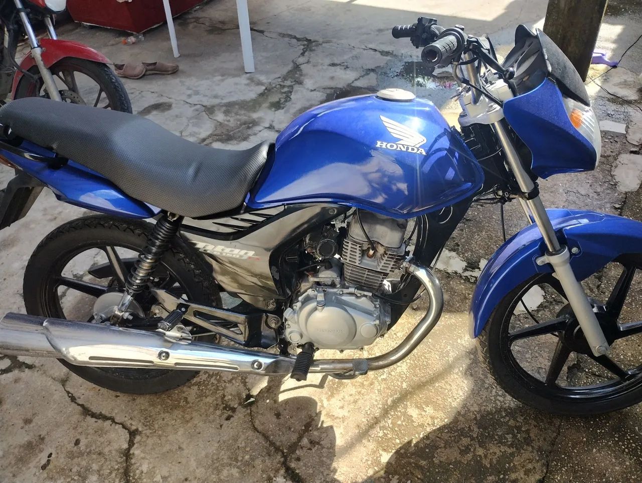 Moto Honda Titan mix 150 - Azul - 2010