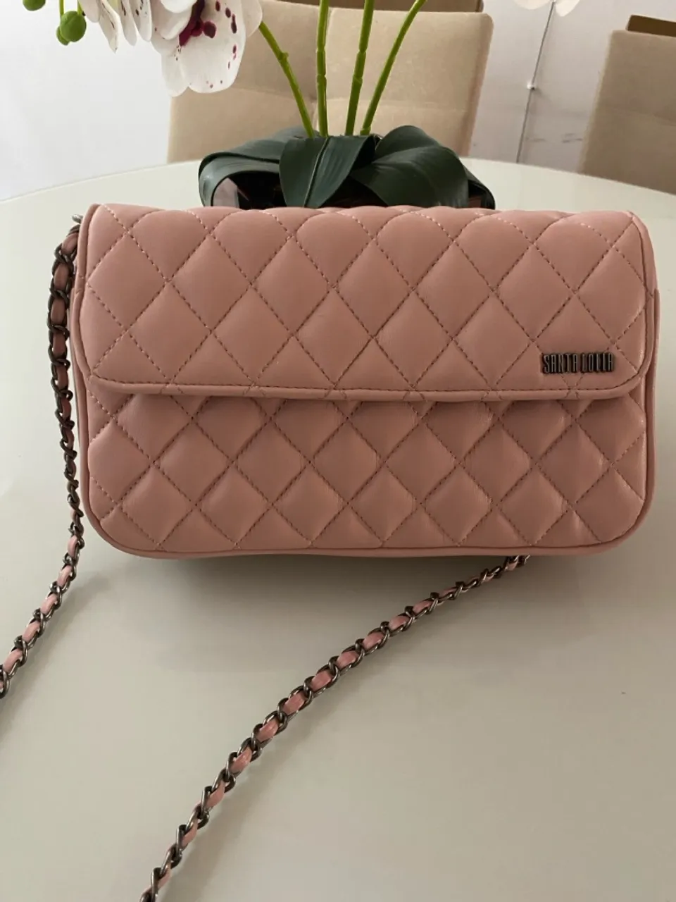 Bolsa Santa Lolla Original - Rosa Blush Matelassê