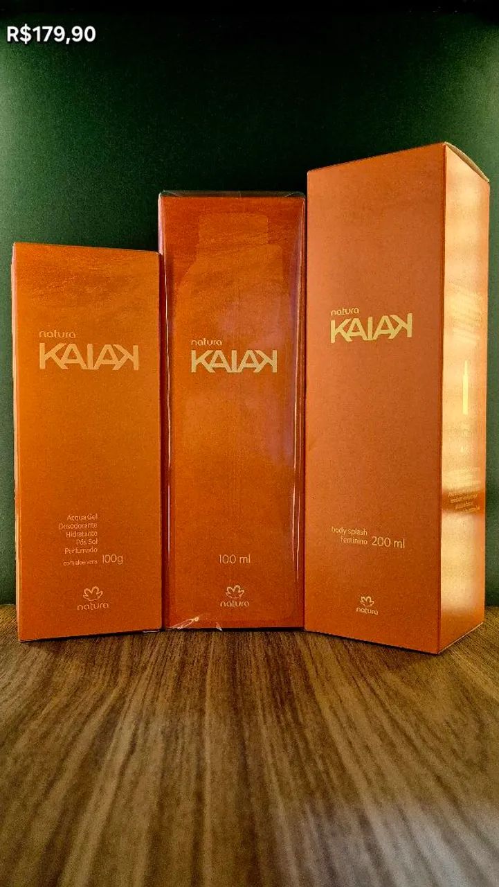 Kits de Perfume Natura Kaiak Masculino e Feminino (3 itens) - Foto 2