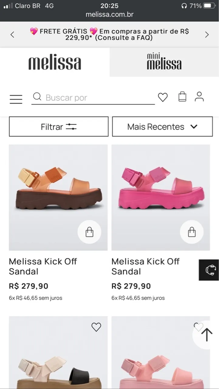 Melissa Kick Off Sandal