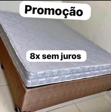 Cama box colchão novo