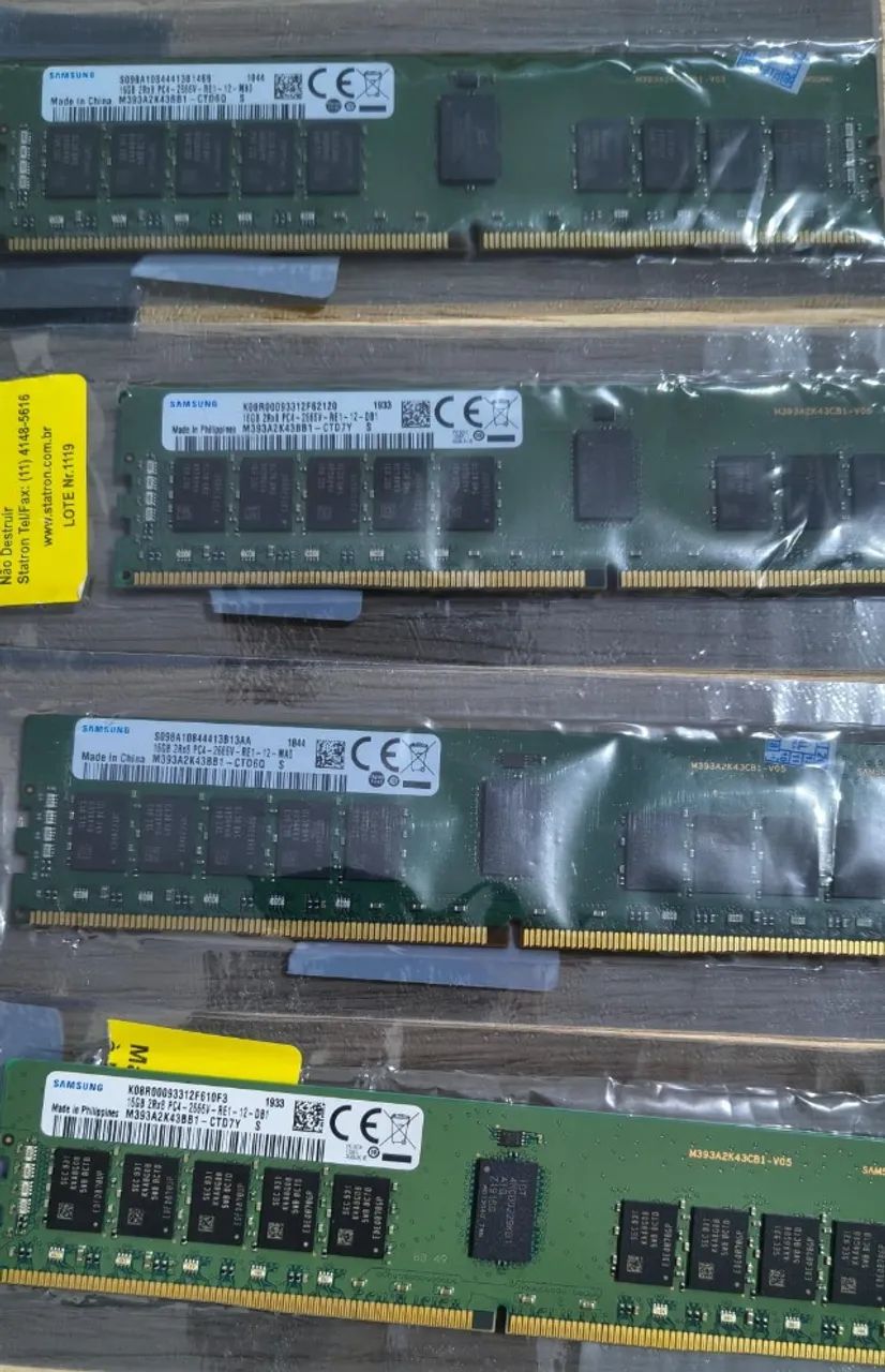 Memória Servidor Samsung ECC DDR4 2666 Mhz 16GB M393A2K43BB1-CTD7Y - Foto 2