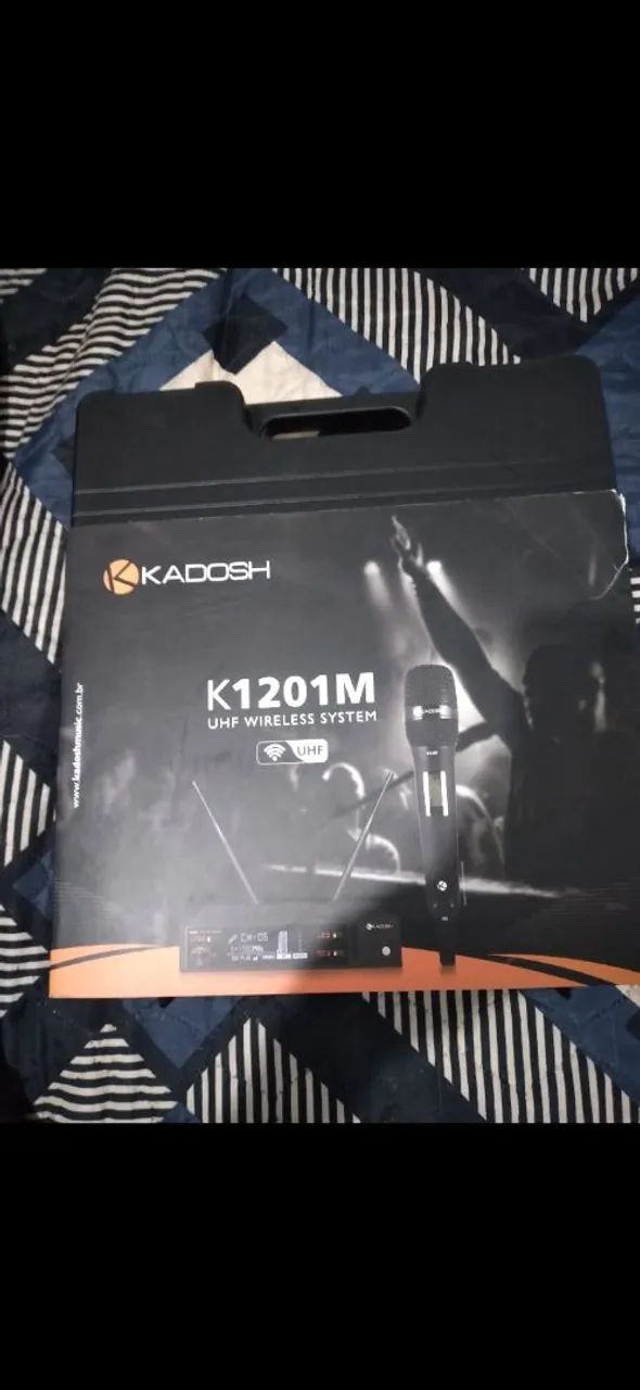 Microfone Sem Fio Kadosh K1201M UHF