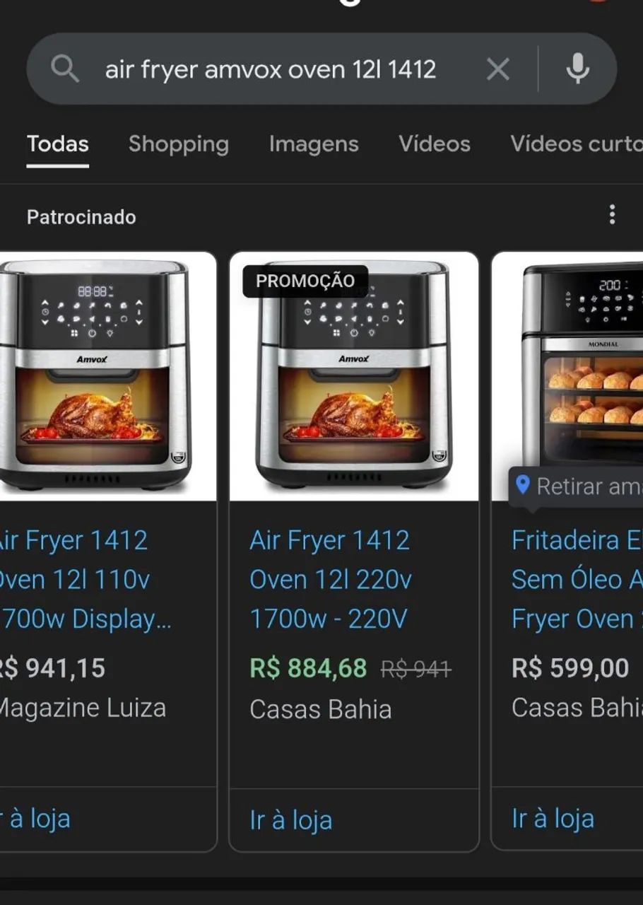 Air Fryer Oven Amvox 12 Litros NA CAIXA - Foto 4