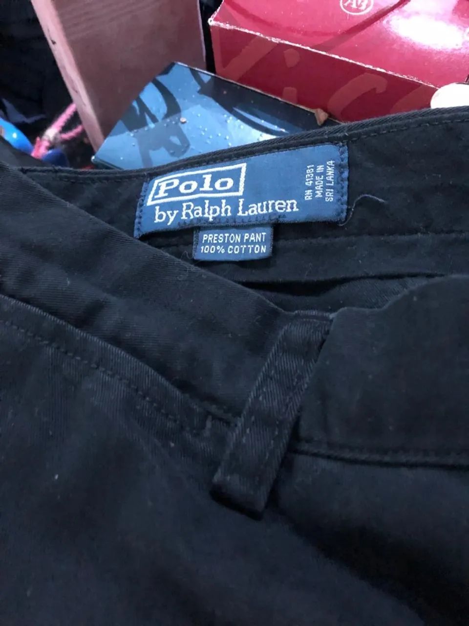 Calça Polo Ralph Lauren Preta - Foto 2