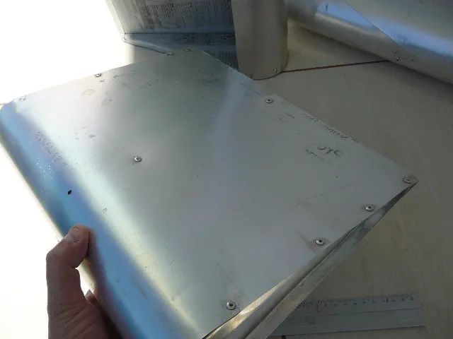 3 pás para gerador eólico vertical - em alumínio - artesanal - Foto 4