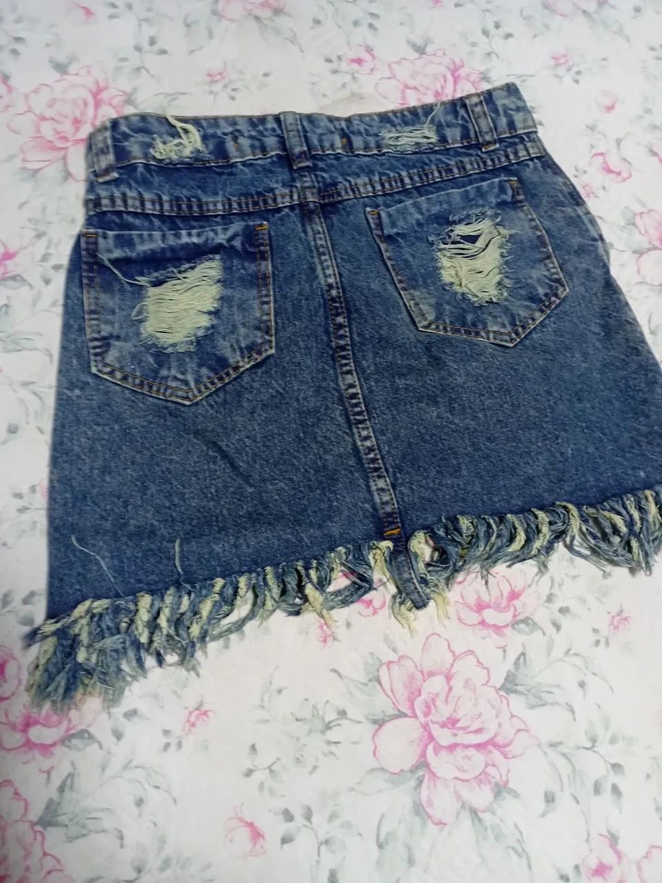 Saia jeans destroyed - Foto 2