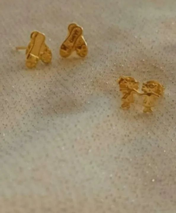 Brincos folheado 18k