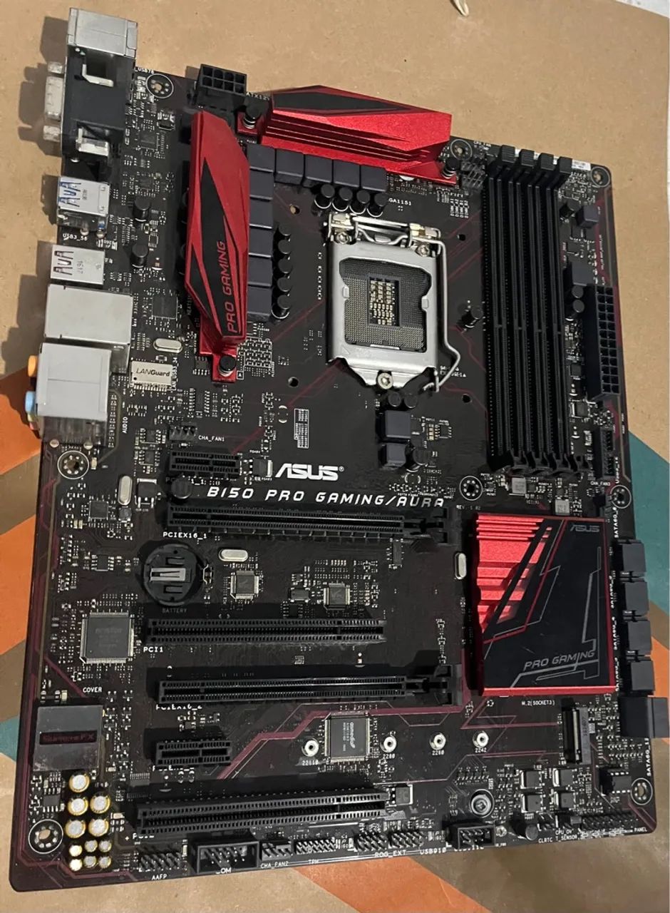 Placa-Mãe ASUS B150 Pro Defeito* - Foto 4
