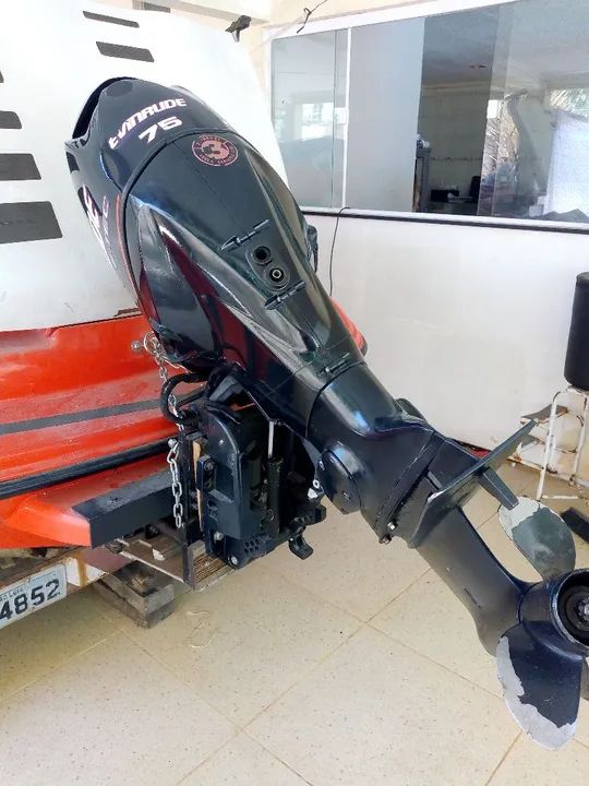 Motor Evinrude 75hp  - Foto 3