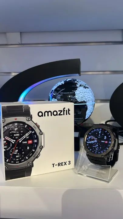 Relógio Smartwatch Amazfit T-rex 3 Preto ou Cinza. - Foto 2