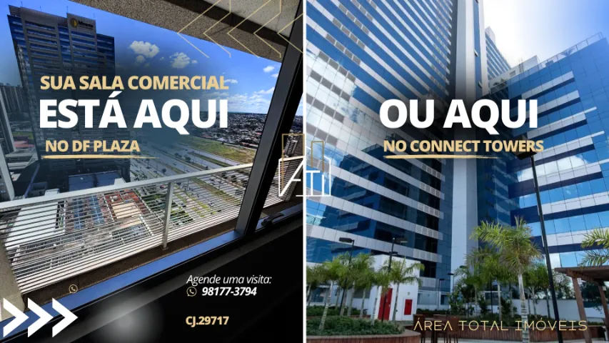 Locação | DF Plaza e Connect Towers | Salas Comerciais 