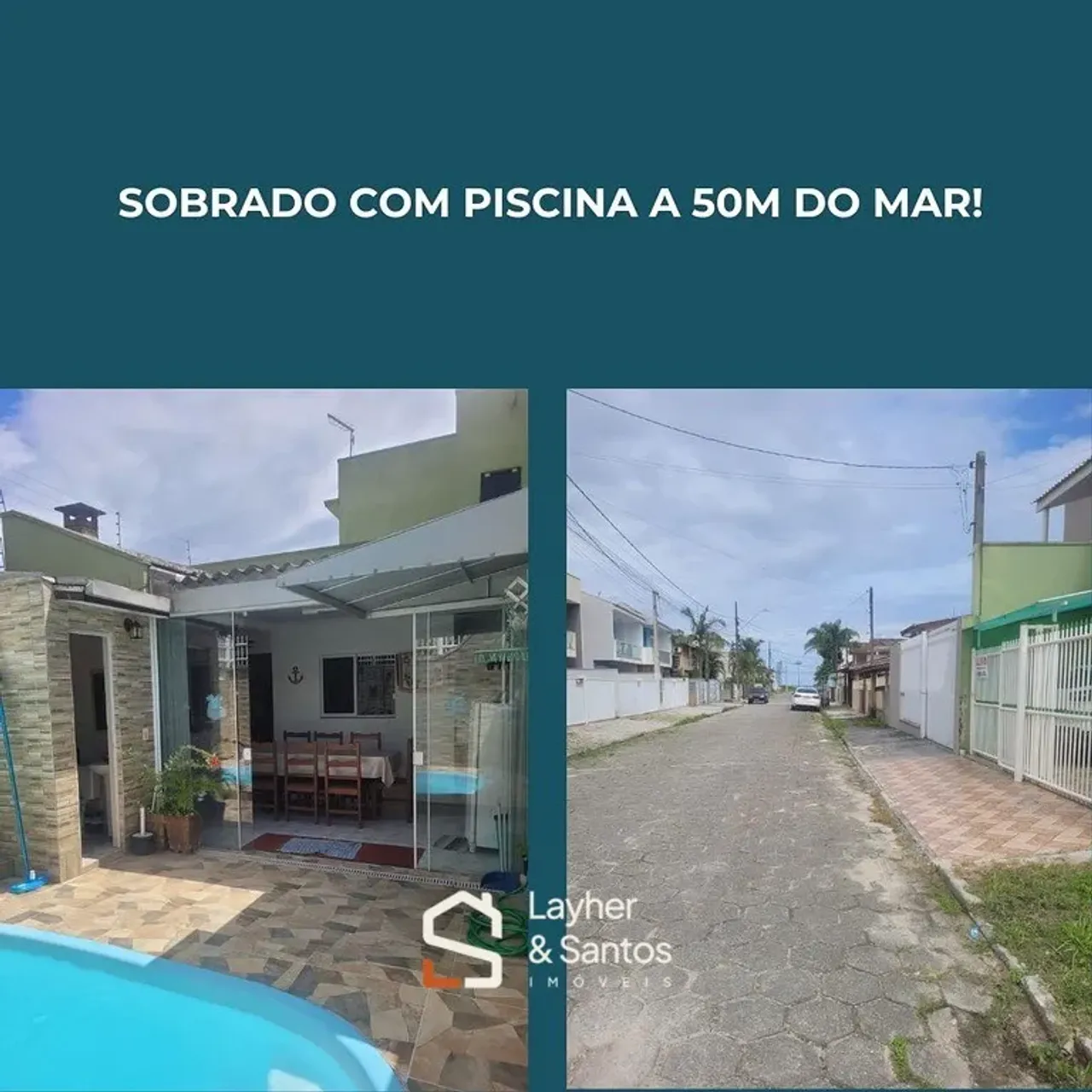 SOBRADO COM PISCINA À VENDA EM MATINHOS