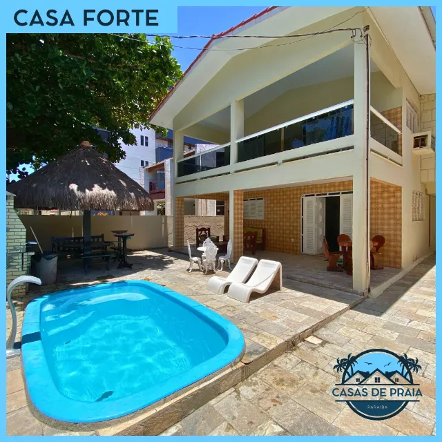 Casa Forte - Casa Completa a 40 metros da Praia de Camboinha, com Piscina e Churrasqueira!