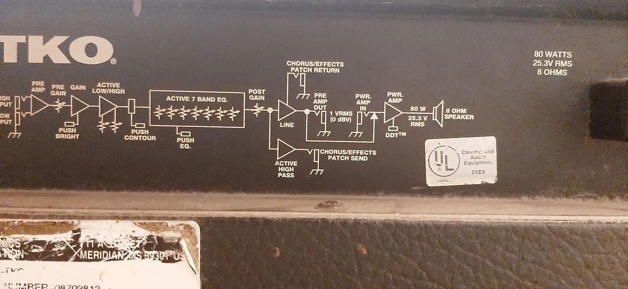 Amplificador Peavey TKO 115 S - Foto 3