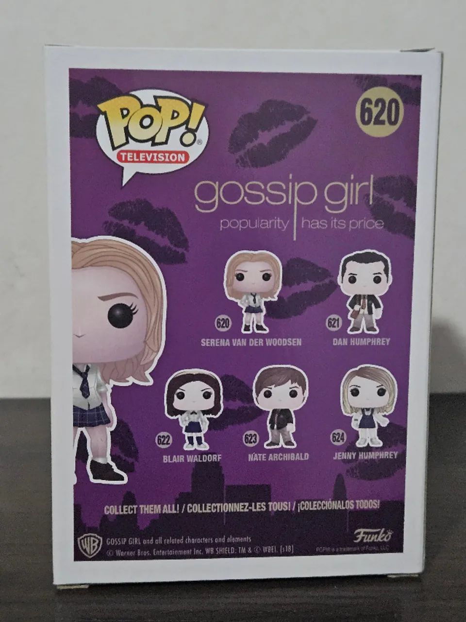 Funko Pop Serena Van Der Woodsen 620 Caixa Desbotada Gossip Girl