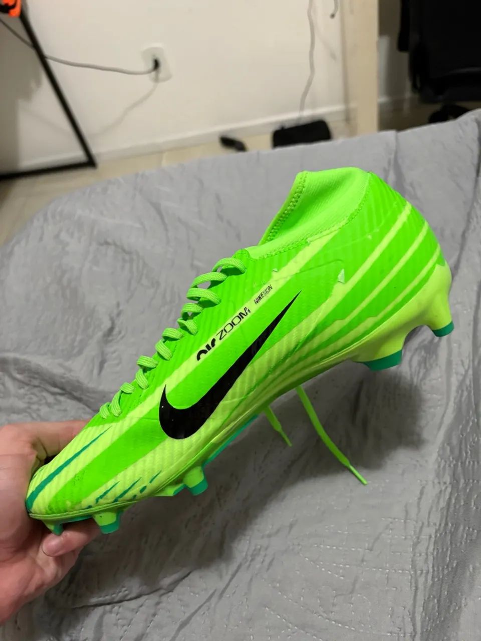 Chuteira Nike Zoom Mercurial Superfly 9 Elite Society/Fut7/Campo - Tamanho 43