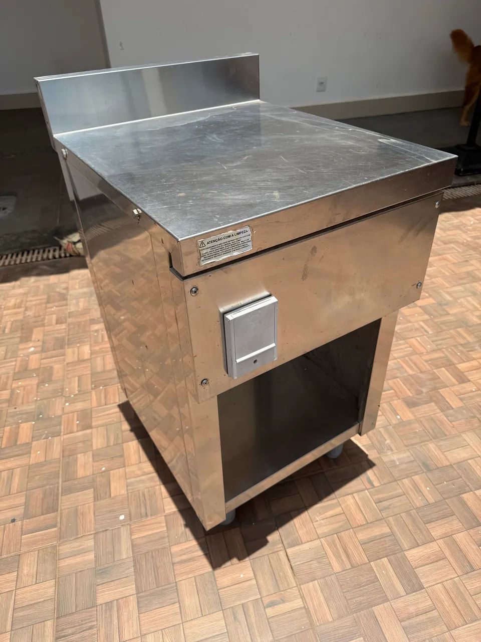 Cozil mesa de apoio cozinha inox nova  - Foto 2