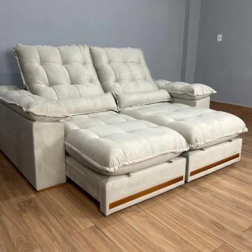 Sofá Retrátil e Reclinável Istam 2.30m L4527m - Foto 2