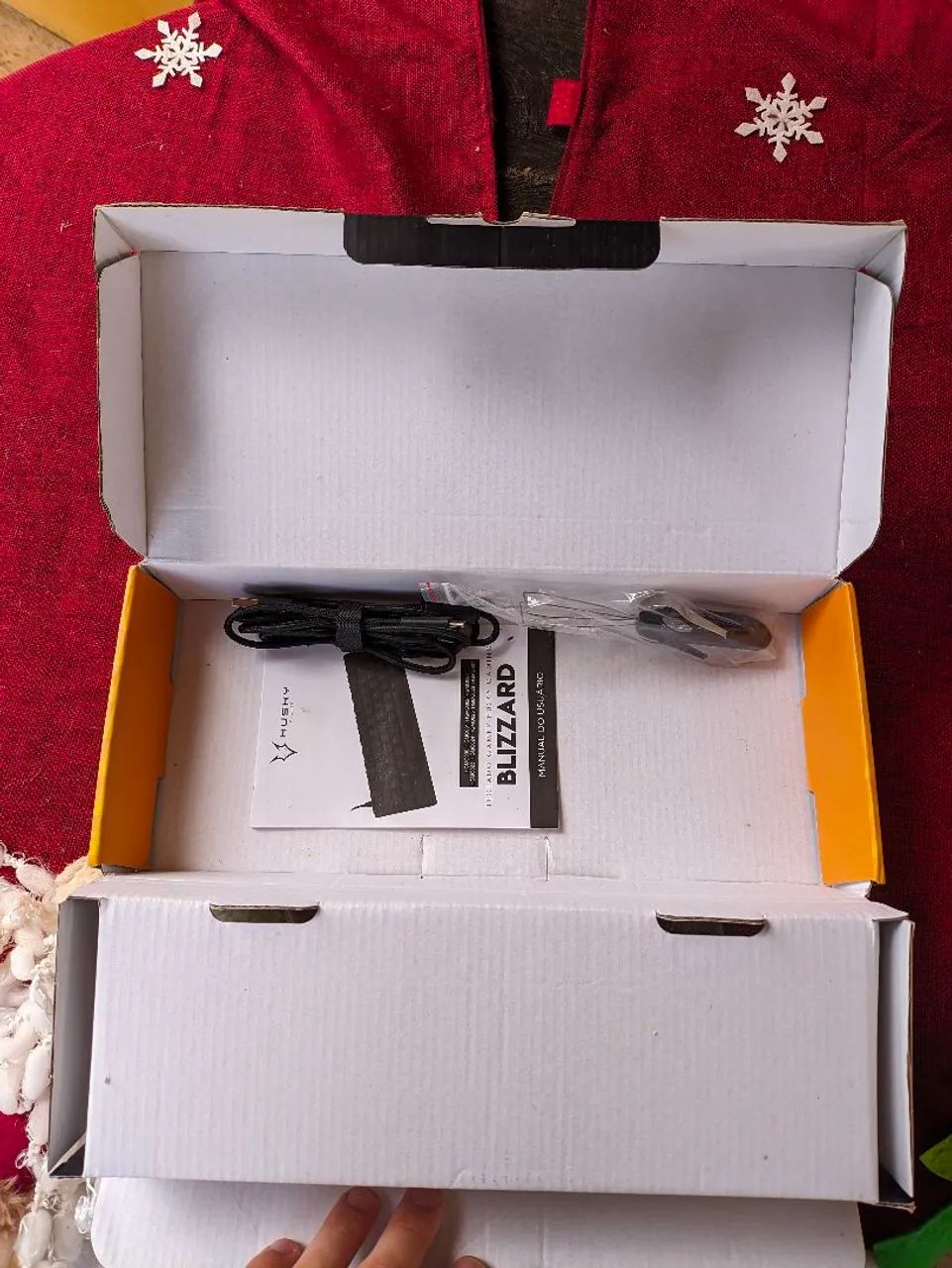 Teclado gamer husky blizzard ABNT2 preto tamanho 60% - Foto 6