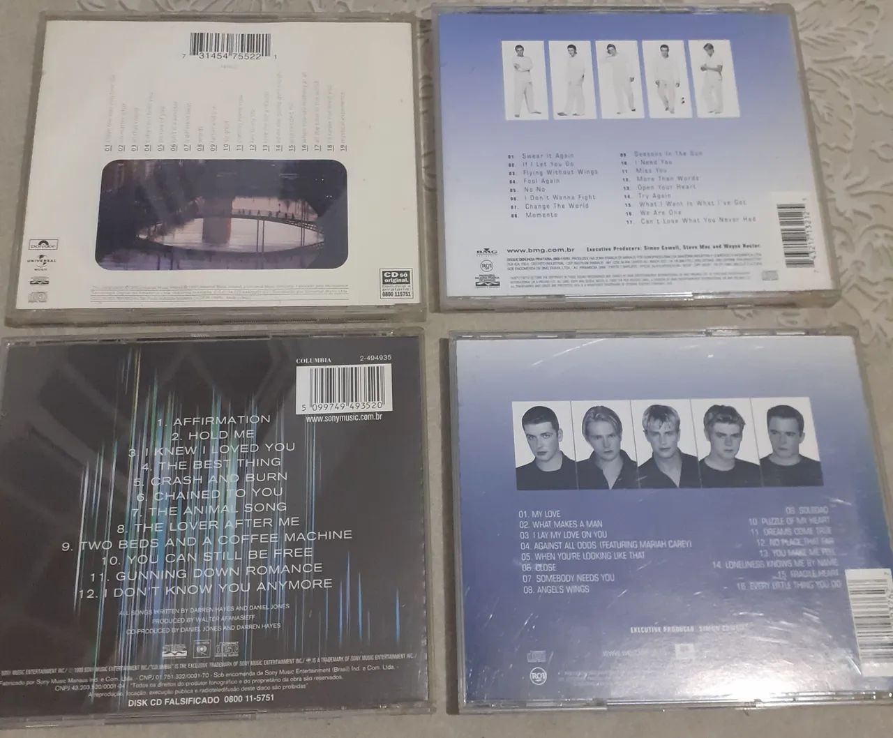 4 CDS DIVERSOS: WESTLIFE, BOYZONE E SAVAGE GARDEN - Foto 2