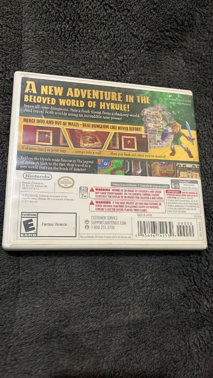 洋画・外国映画 Nintendo 3DS Jogo the legend of Zelda: a link between worlds de Nintendo 3DS