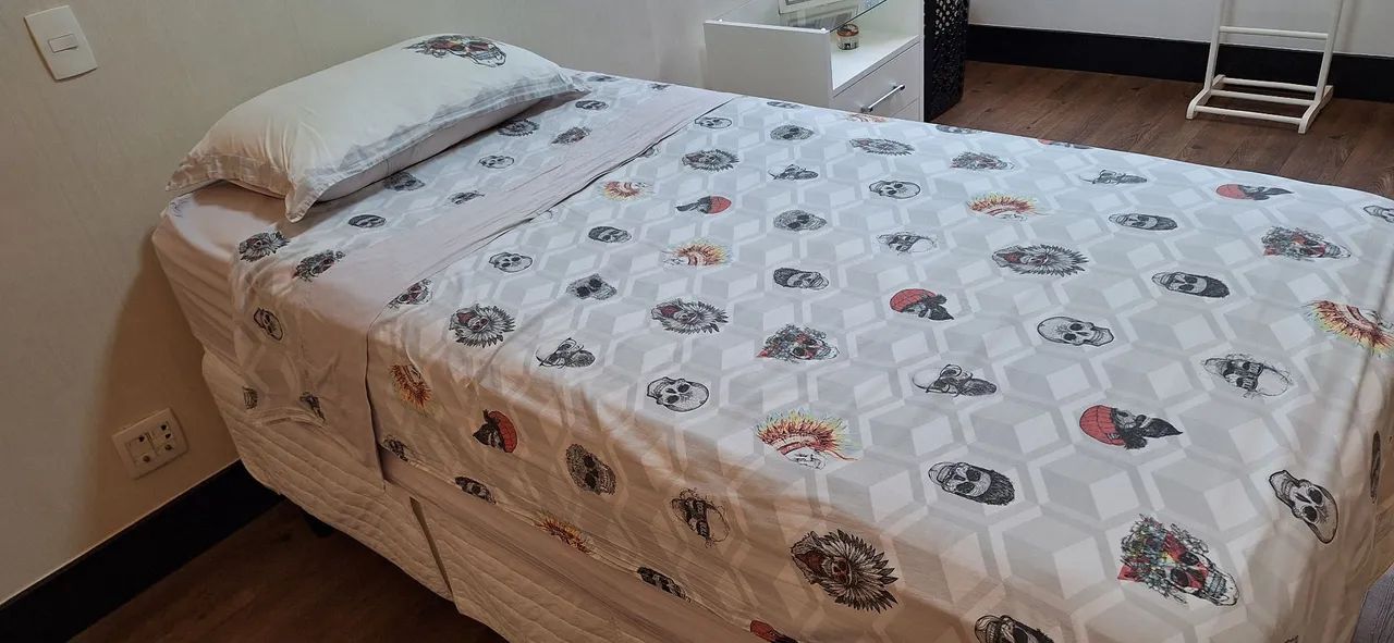 cobreleito e jogo de lençol solteiro king Kacyumara linha Inovvi modelo Rock. - Foto 5