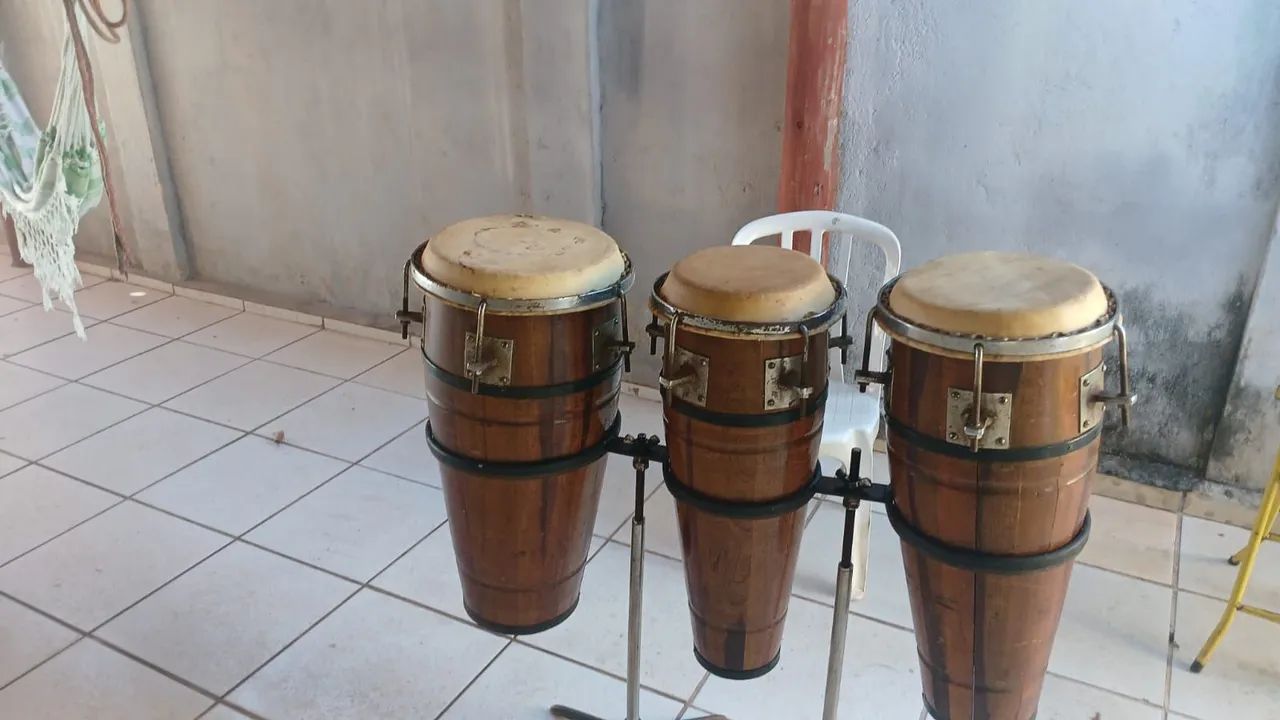 3 Congas de Madeira  - Foto 3