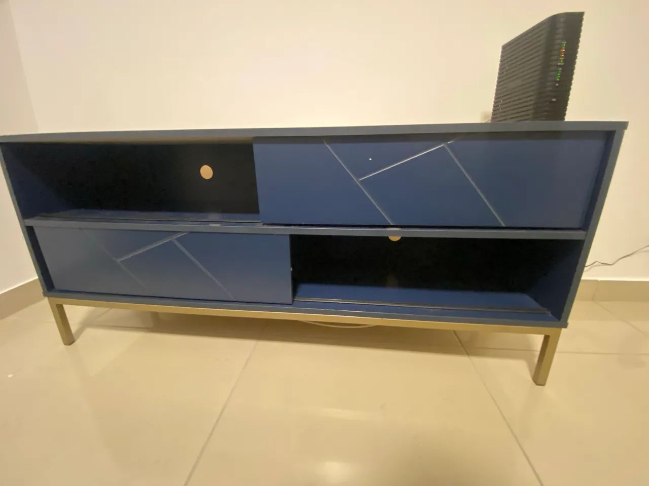 Rack TV 135cm Azul  - Foto 3