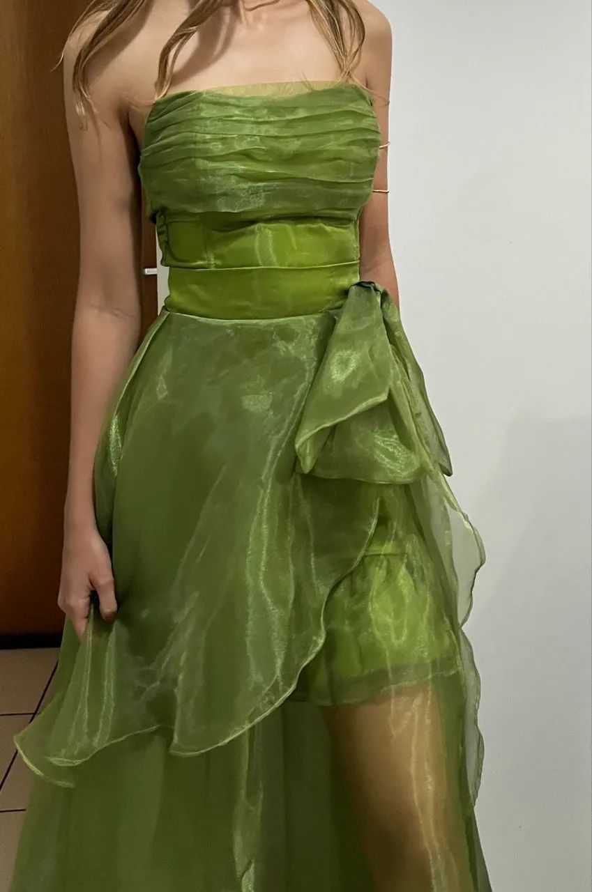 Vestido de festa verde - Foto 2