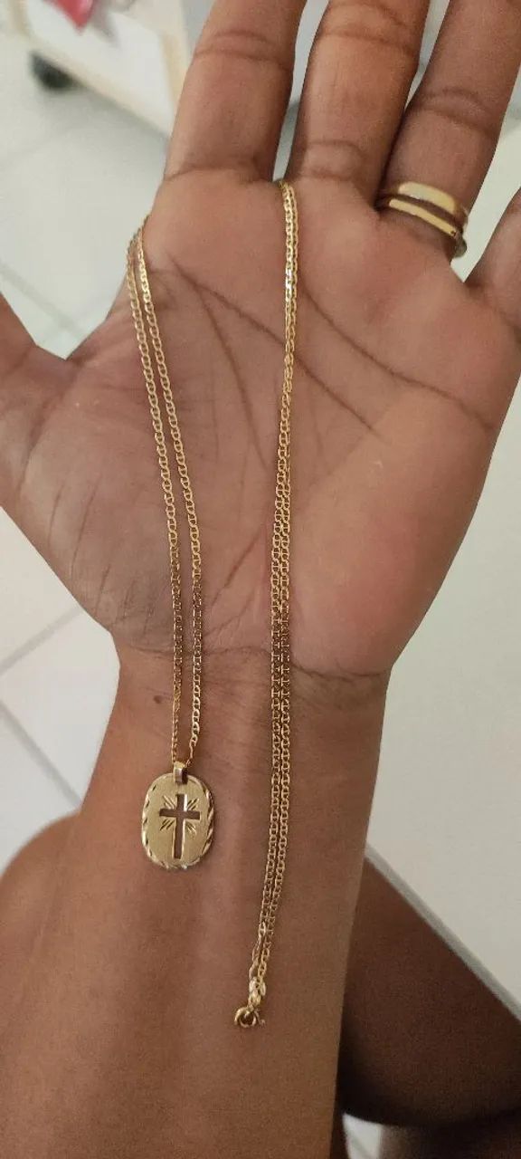 Cordão de ouro 18k - Foto 2