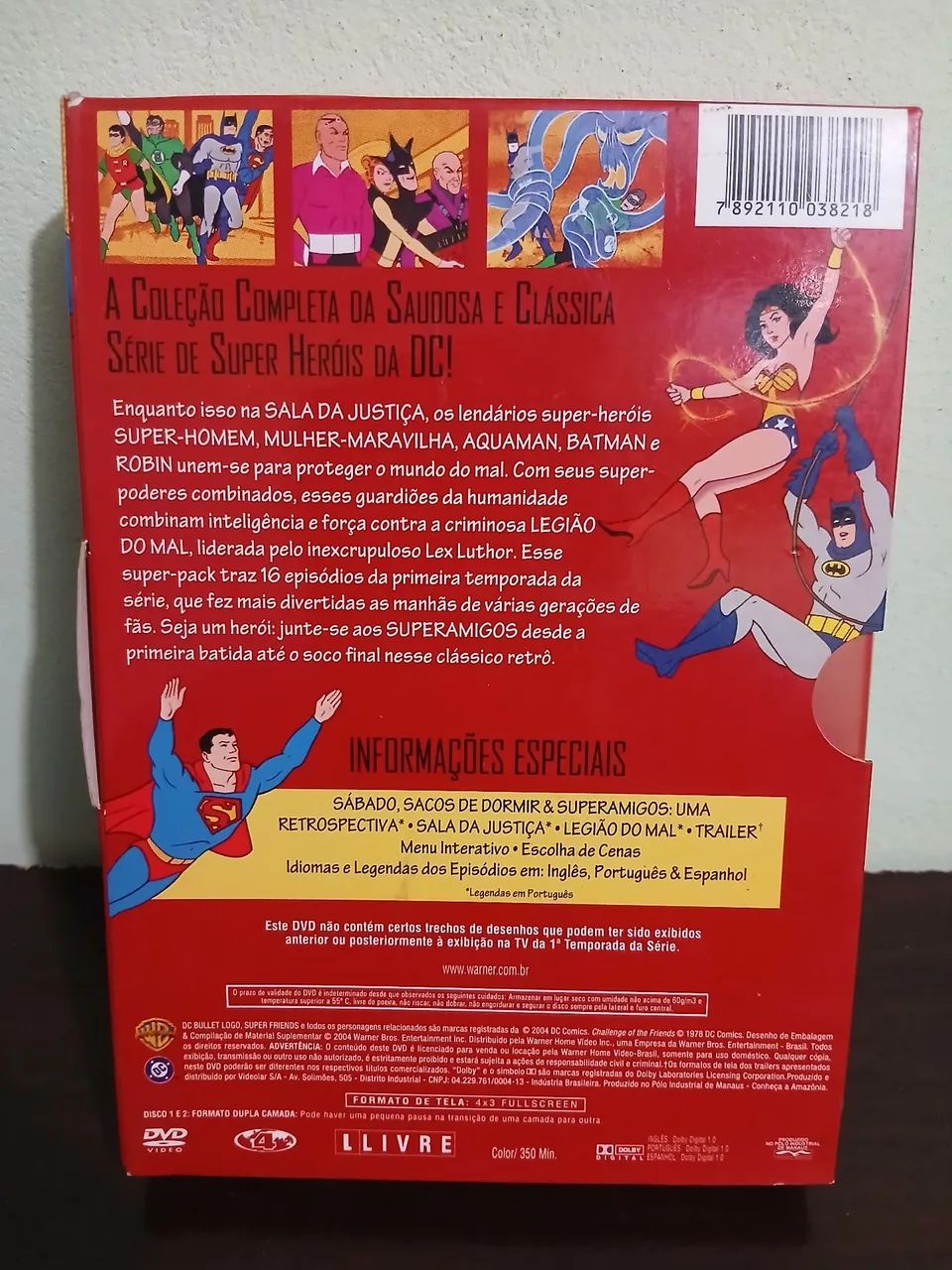 DVD BOX DC SUPER AMIGOS PRIMEIRA TEMPORADA COMPLETA - CDs, DVDs