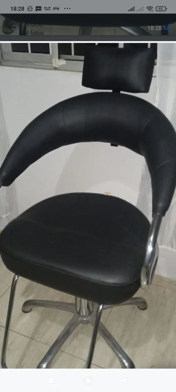 Cadeira giratória para salão  - Foto 2