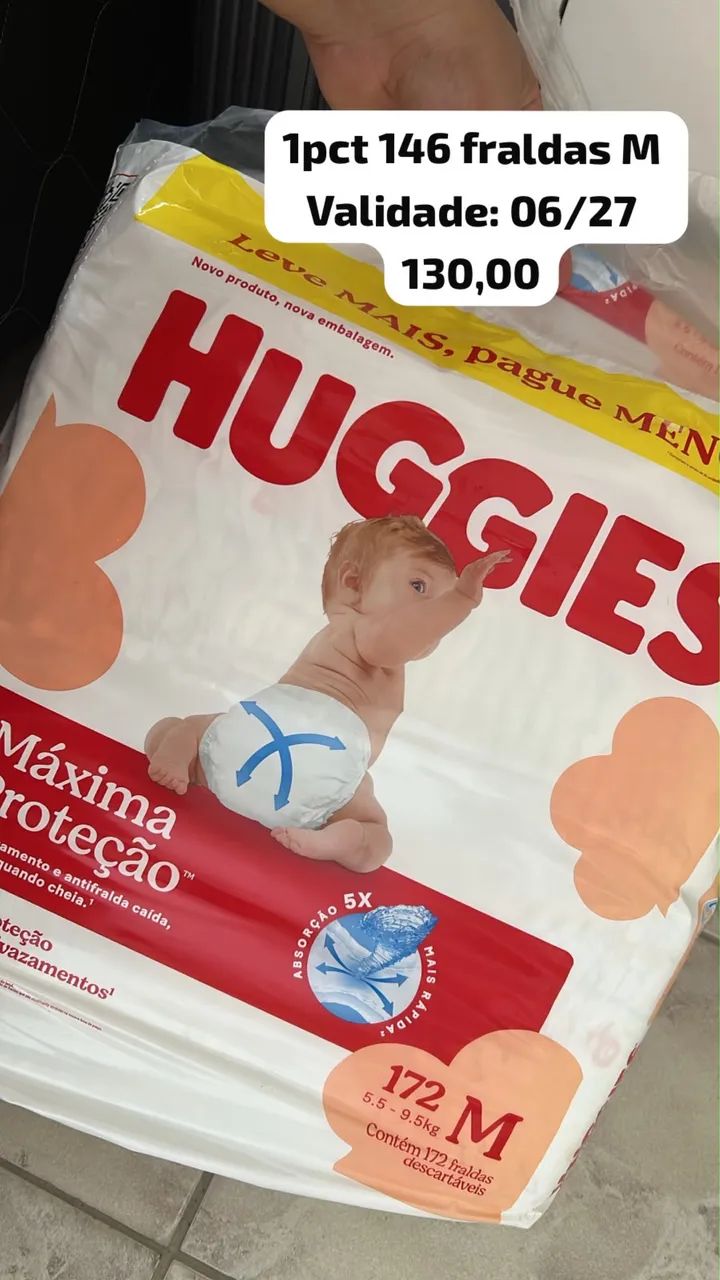 Fraldas Huggies
