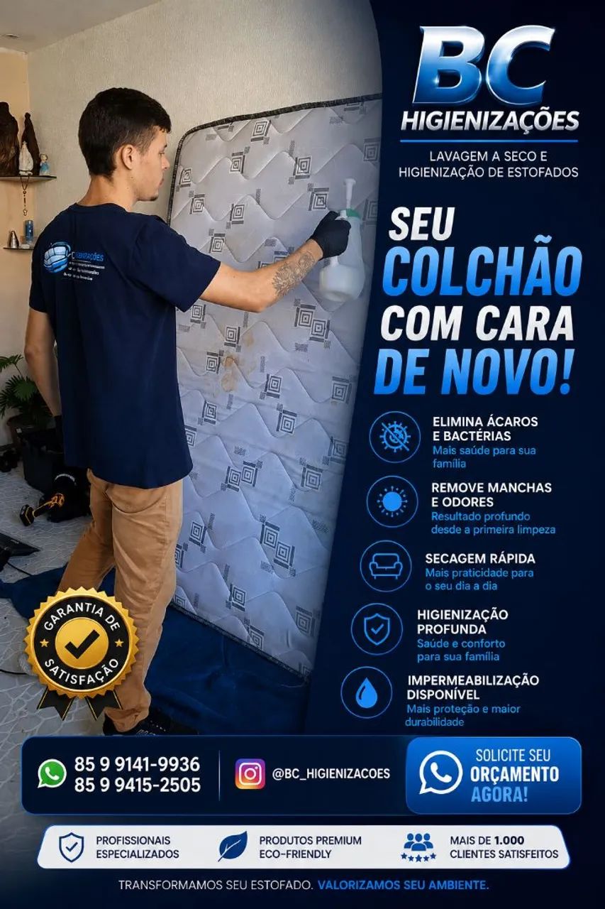 Higienização de Colchão 