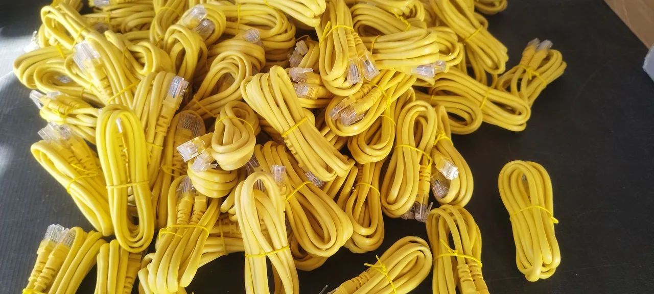 Kit com 100 Cabos de Rede Patch Cord cat5e - 1.50m - Foto 2