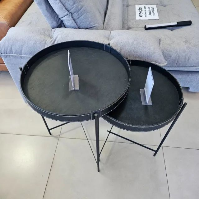 Mesa de Apoio em couro - Foto 2