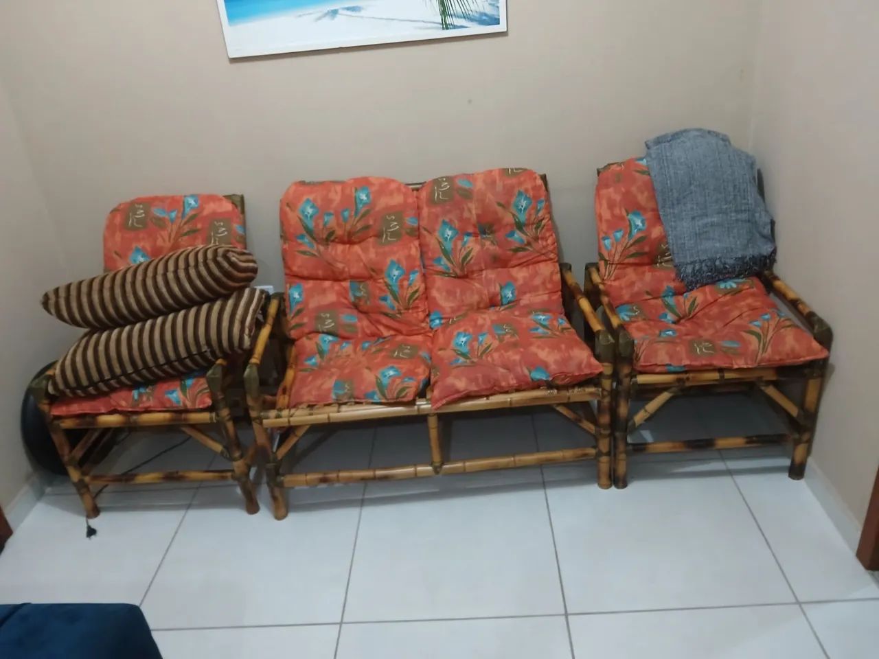 Lindo Sofá de Bambu 